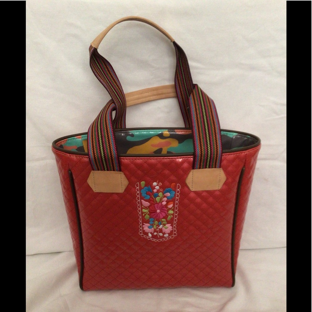 Consuela Red Classic Tote